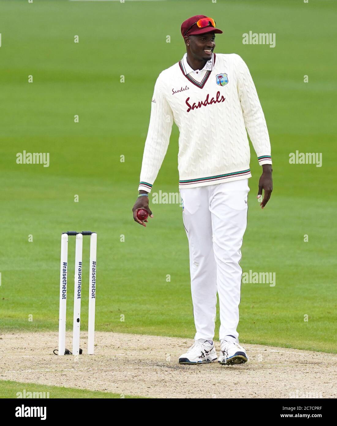 West Indies captain Jason Holder during day one of the Second Test at