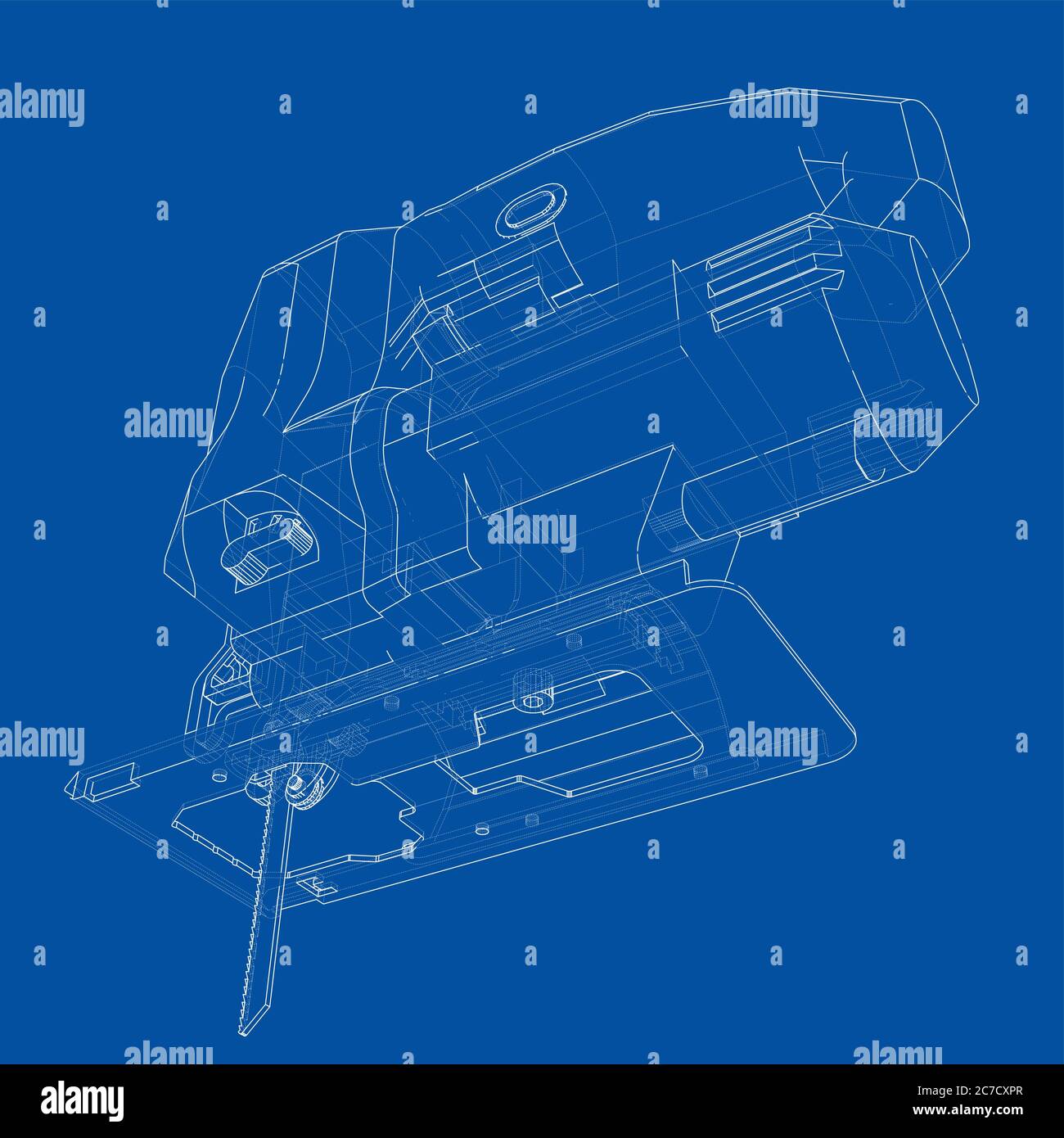 Outline Jig saw Stock Photo Alamy