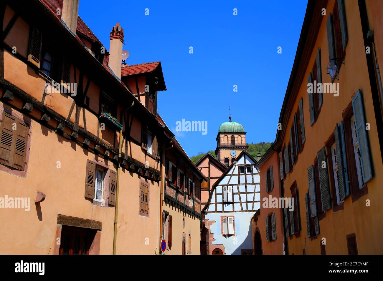 Kaysersberg-Vignoble, Alsace, France Stock Photo