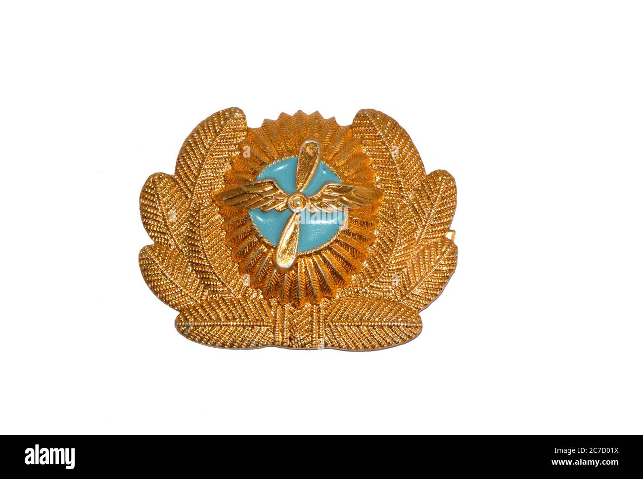 Soviet Air Force cap badge Stock Photo