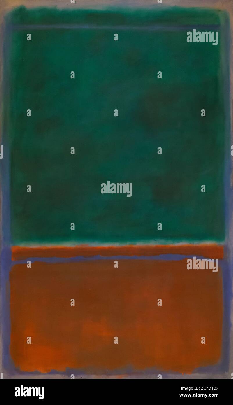Green and Maroon, Mark Rothko, 1953, Phillips Collection, Washington DC, USA, North America Stock Photo