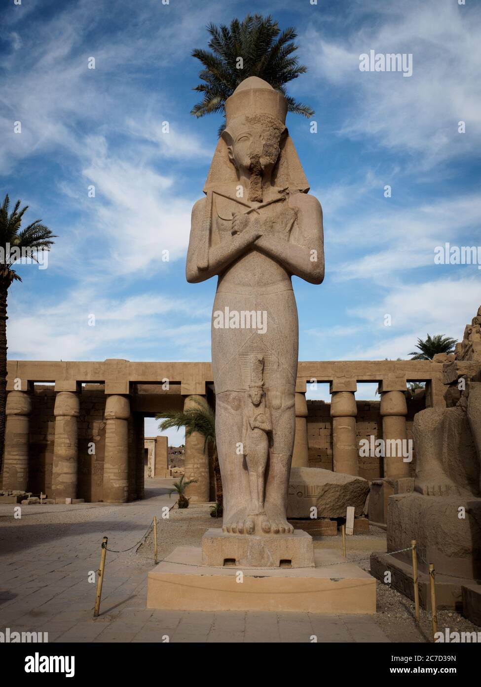 the most famous statue of ramses II inside karnak temple complex Stock ...