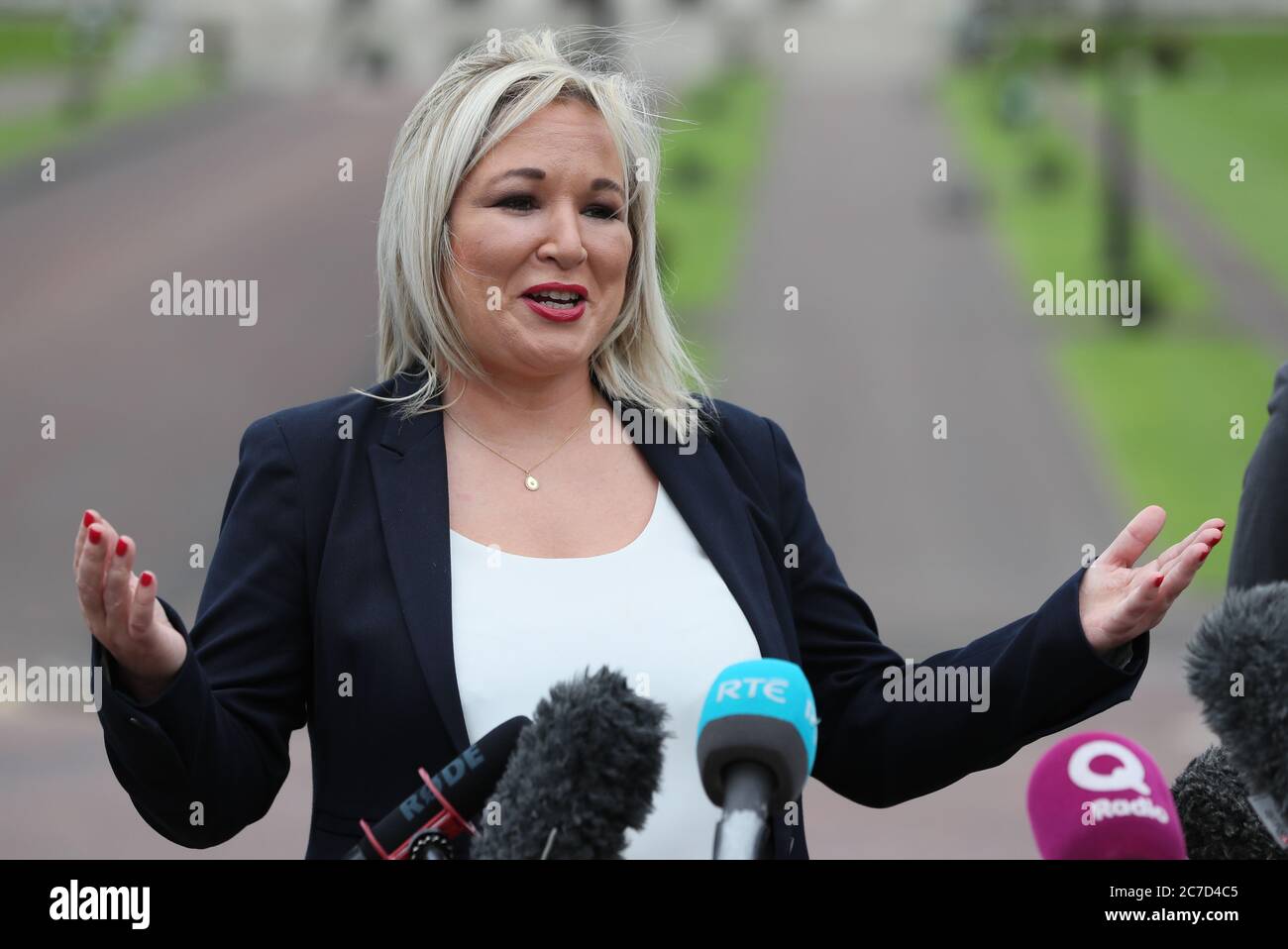 deputy-first-minister-michelle-o-neill-outside-stormont-castle-in