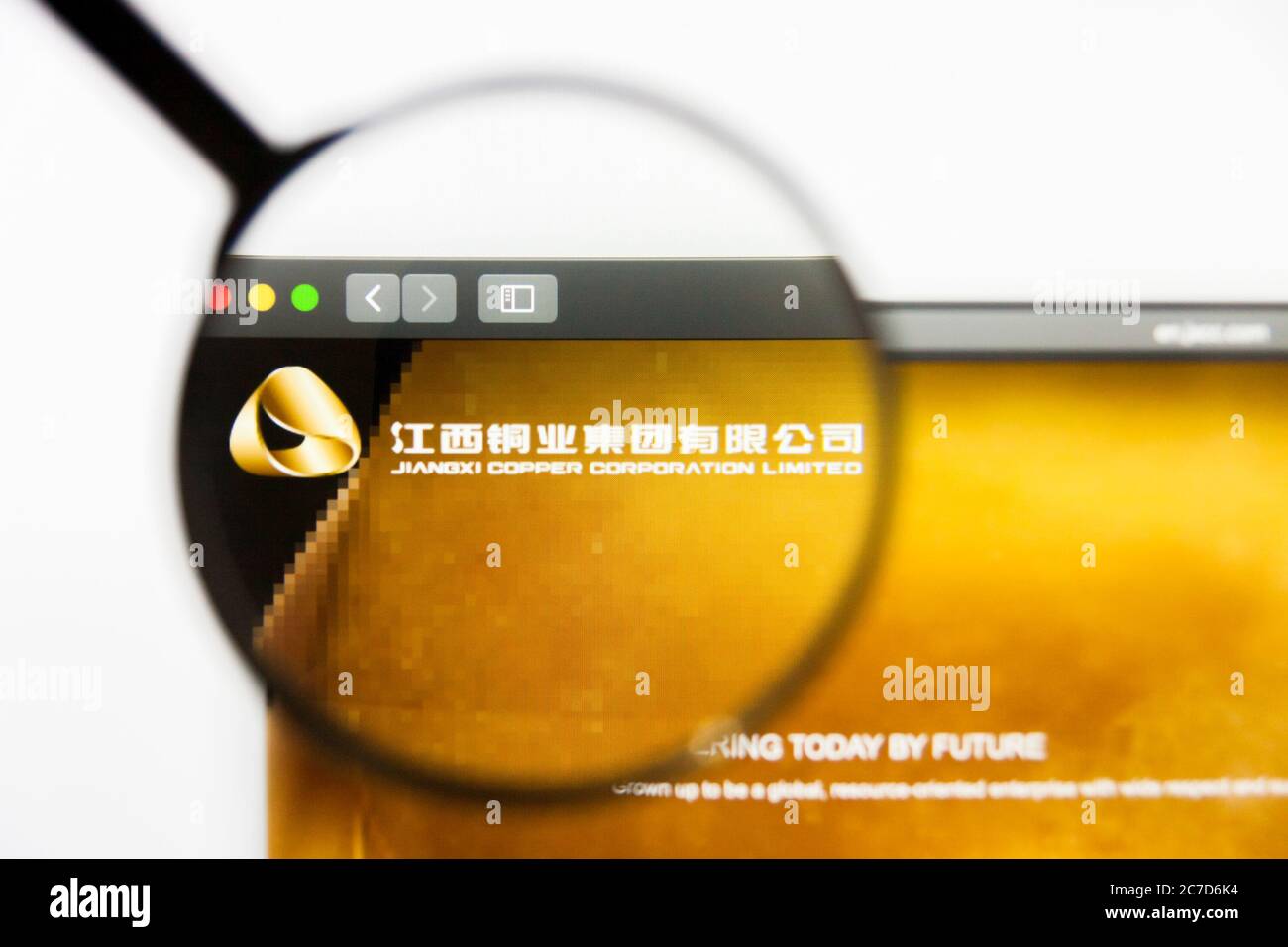 Los Angeles, California, USA 10 March 2019 Illustrative Editorial, Jiangxi Copper website