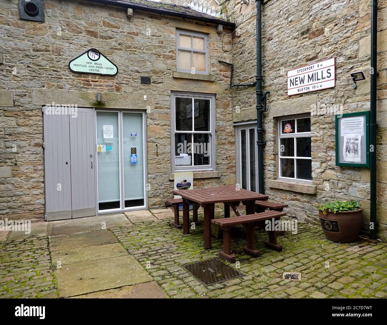 New Mills Heritage and Information Centre, Derbyshire Stock Photo Alamy
