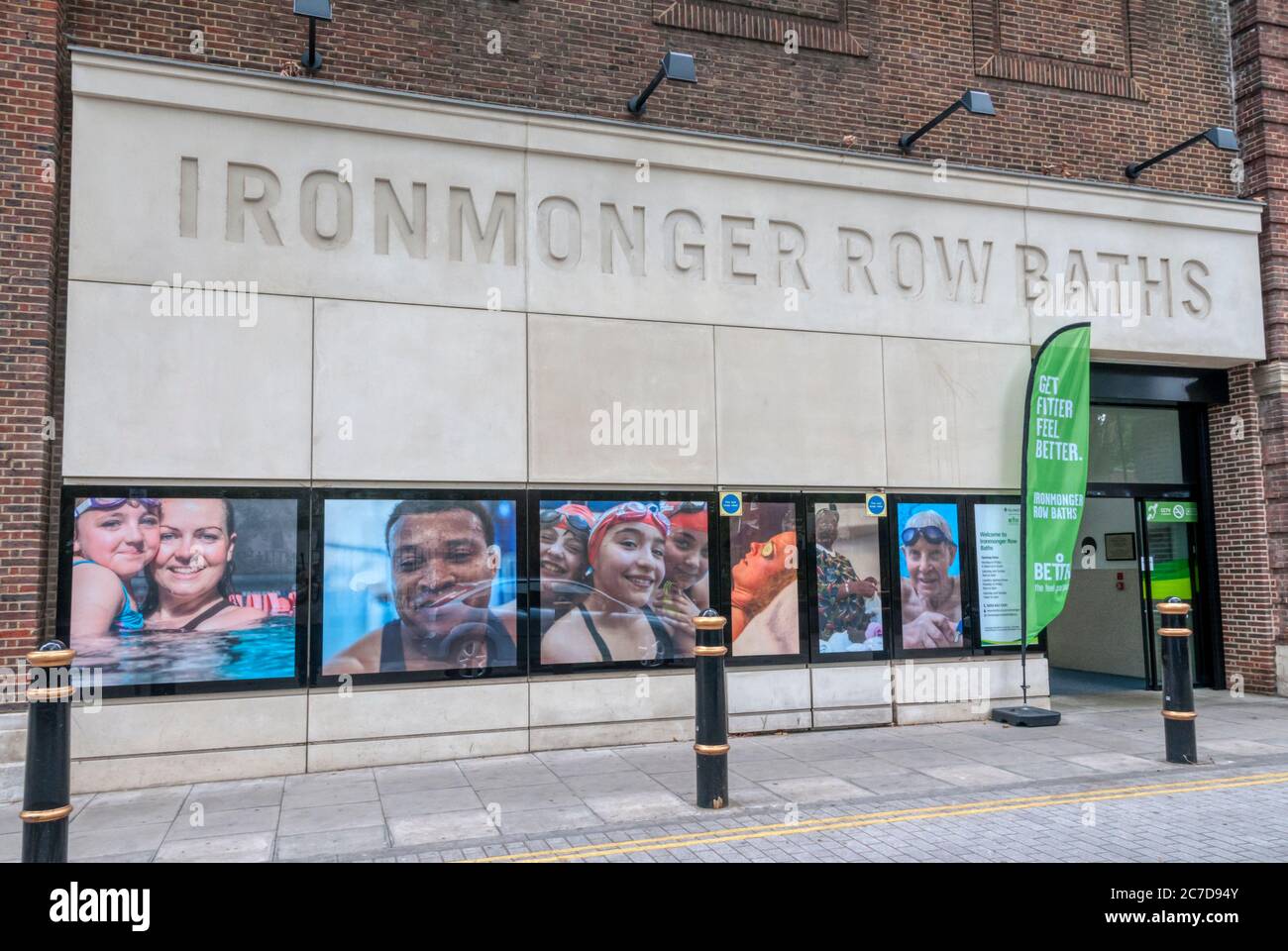 Ironmonger Row Baths in Islington Stock Photo Alamy