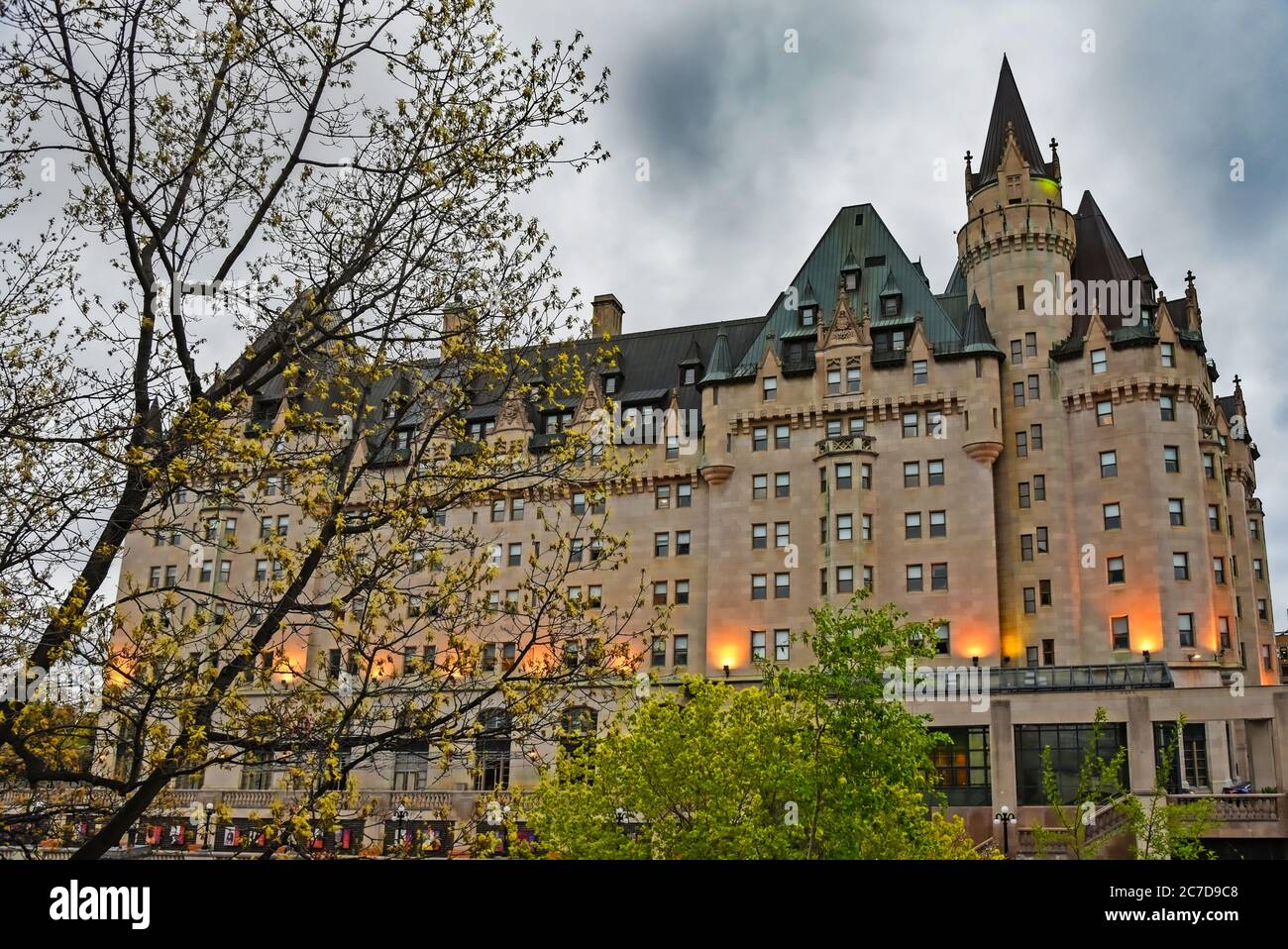 Chateau Laurier Stock Photo