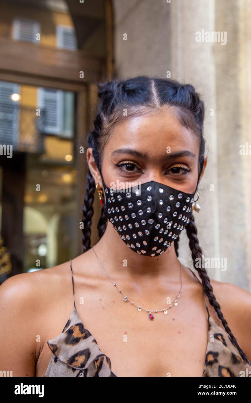 Milan Italy 15th July Victoria Stella During Milan Digital Fashion Show At The Etro Fashion Show In Milan Italy On July 15 Photo By Franco Re Pacific Press Sipa Usa Credit