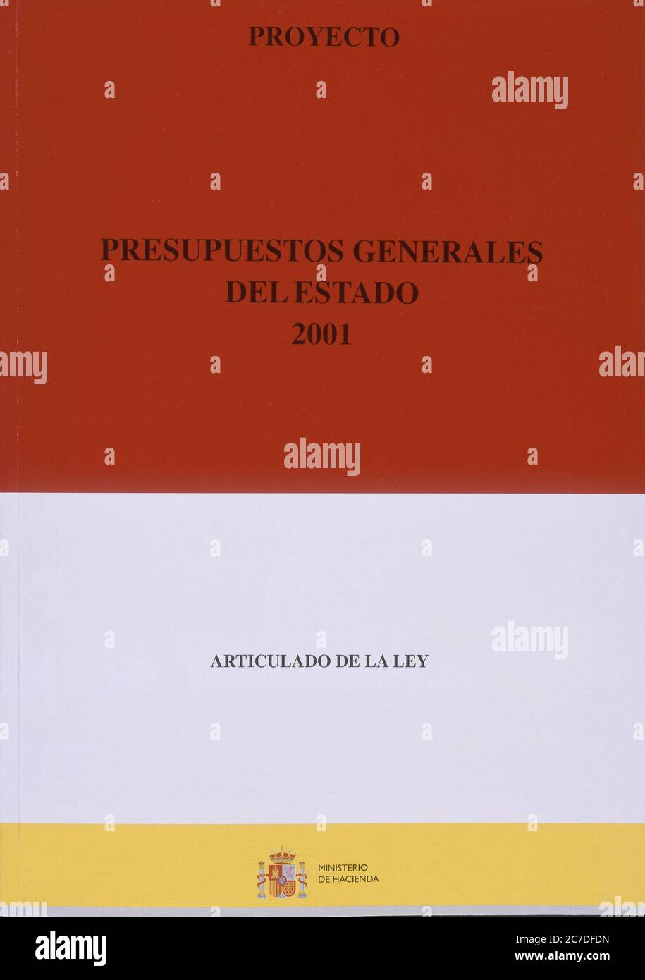 PROYECTOPRESUPUESTOS GENERALES DEL ESTADO 2001 ARTICULADO DE LA LEY. Location SENADO PROYECTOPRESUPUESTOS GENERALES DEL ESTADO 2001 ARTICULADO DE LA LEY. Location SENADO