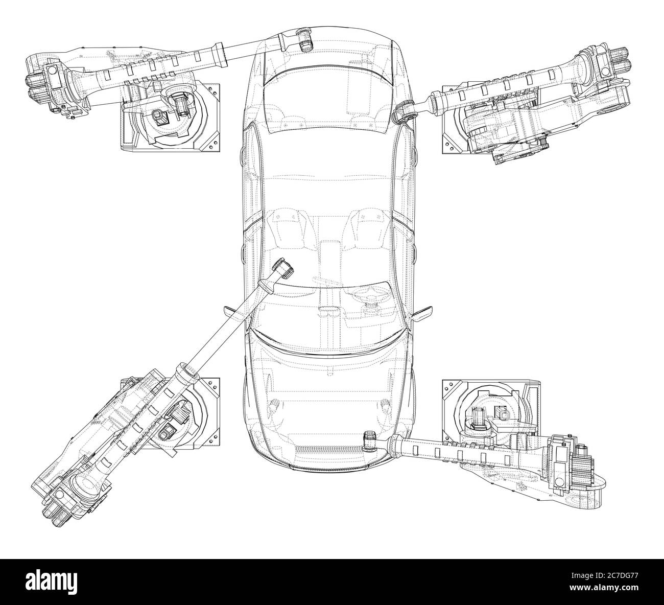 Assembly of motor vehicle Stock Photo Alamy