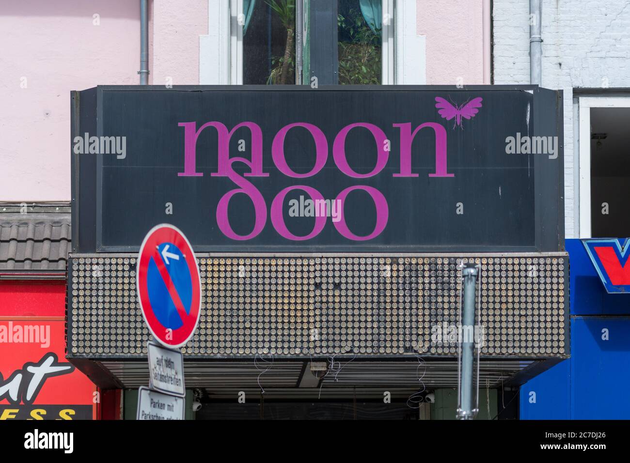 Musik-Club Moondoo, ehem. Ten Club, Hamburg, Pauli, Reeperbahn, 13.07.2020 Stock Photo - Alamy