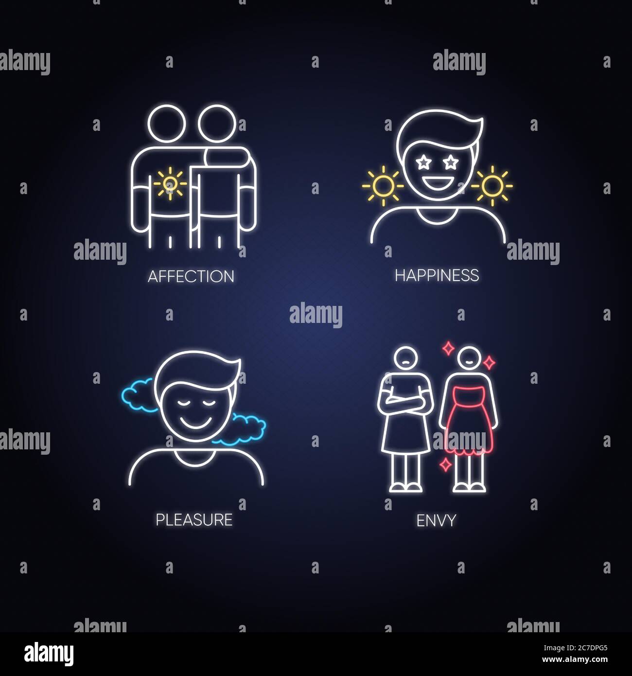 Feelings and behaviour Stock Vector Images Alamy