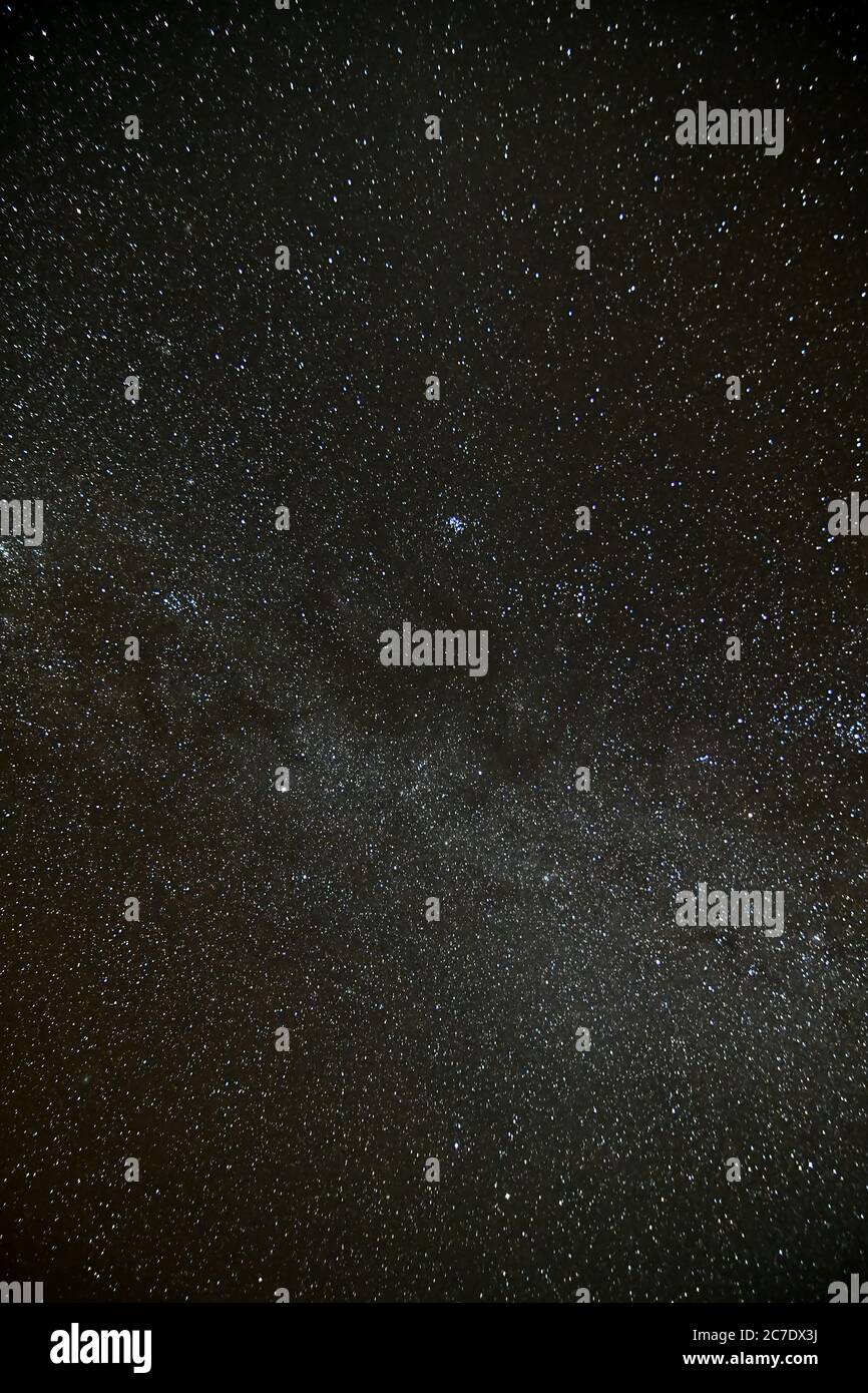 Starry Night Sky with a lot of Stars Background Stock Photo - Alamy