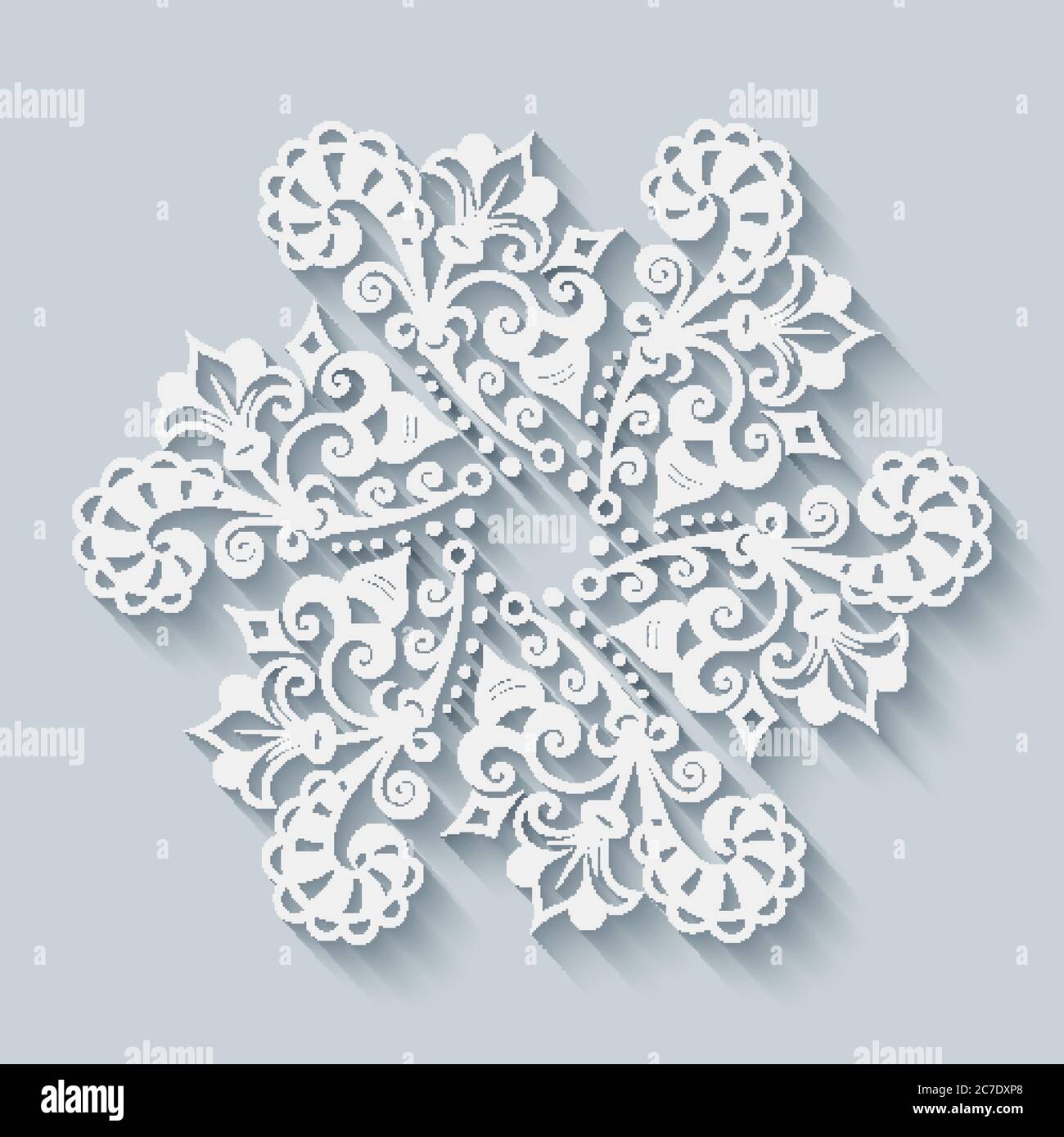 Vector modern volumetric floral elements Stock Vector Image & Art - Alamy