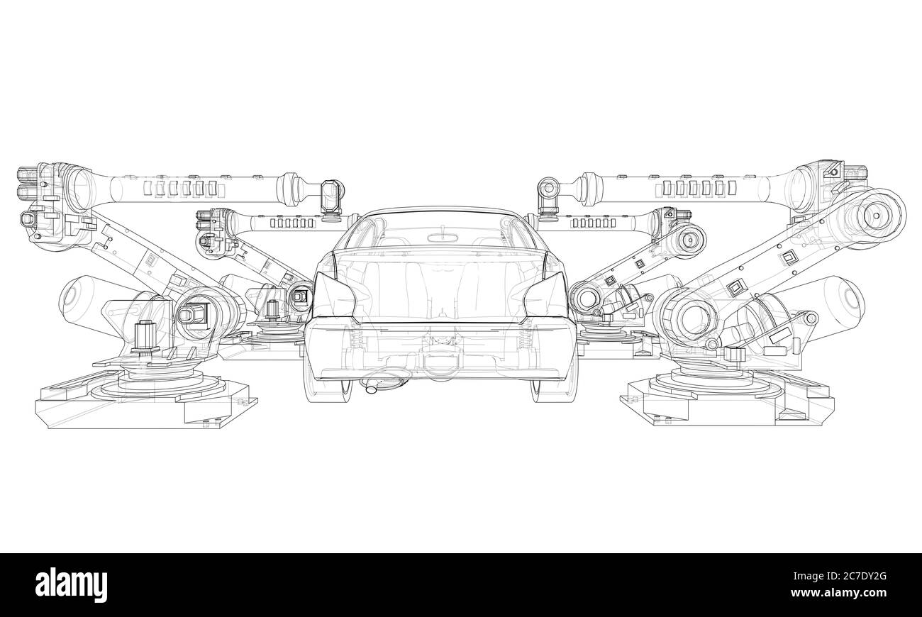 Assembly of motor vehicle Stock Photo Alamy