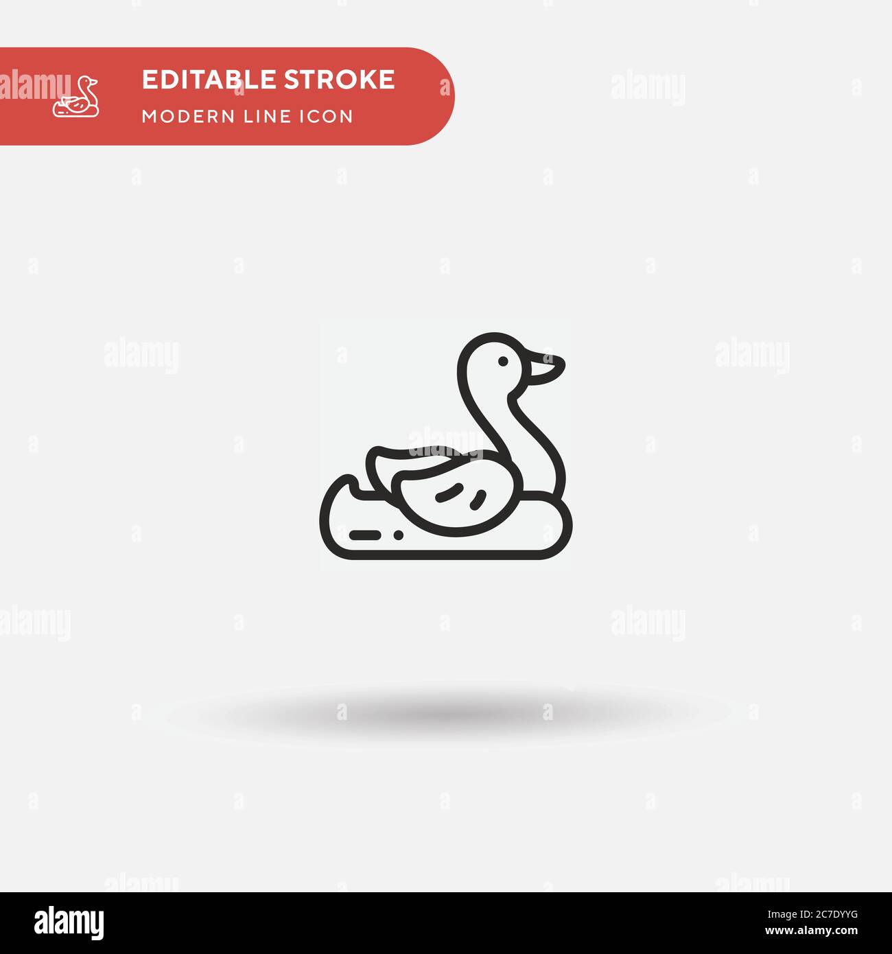 Float Simple vector icon. Illustration symbol design template for web ...