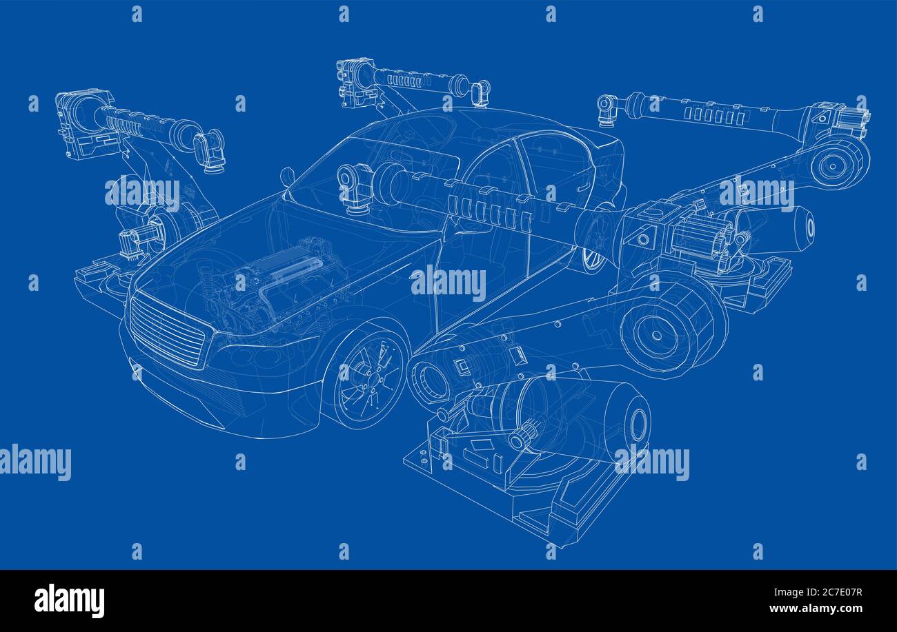 Assembly of motor vehicle Stock Photo - Alamy