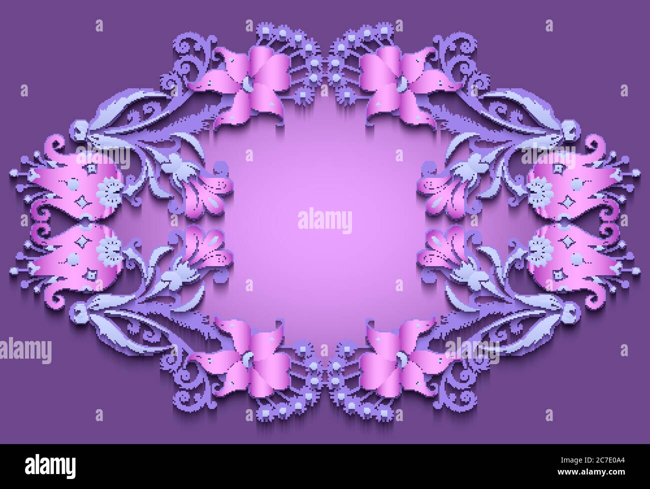 Floral hand drawn vector border Stock Vector Image & Art - Alamy