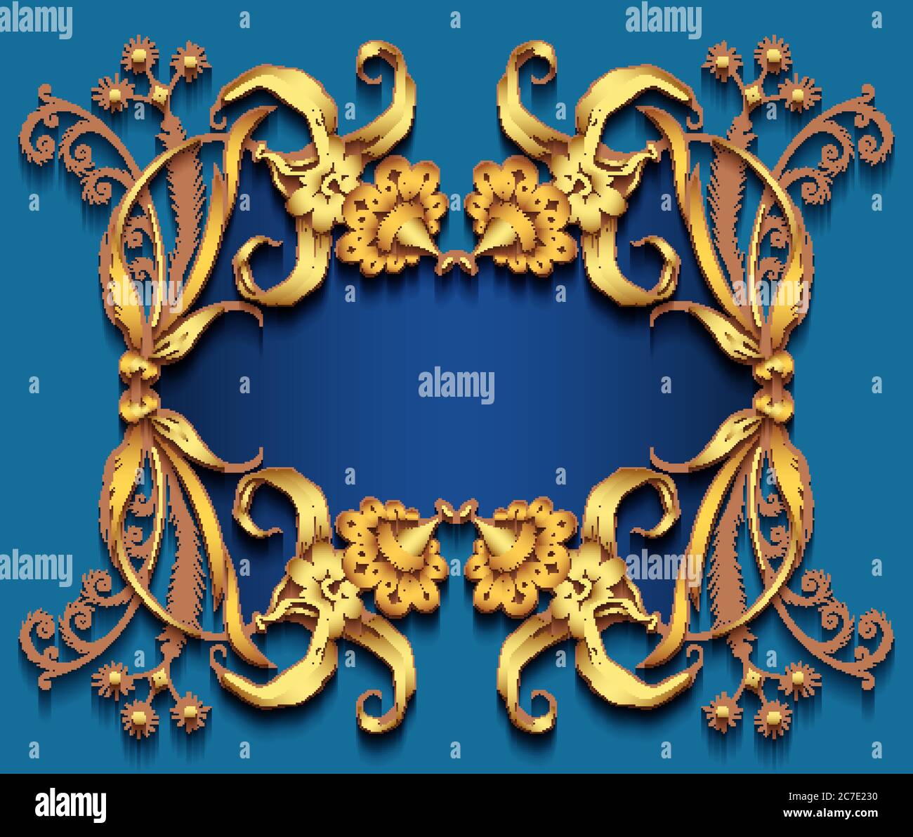 Floral hand drawn vector border Stock Vector Image & Art - Alamy