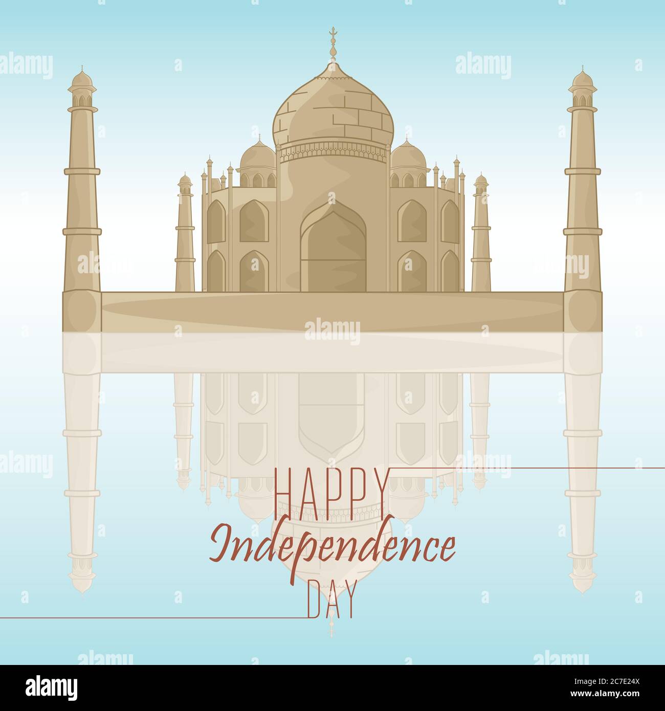Happy independence day of India. Independence day card - Vector Stock ...