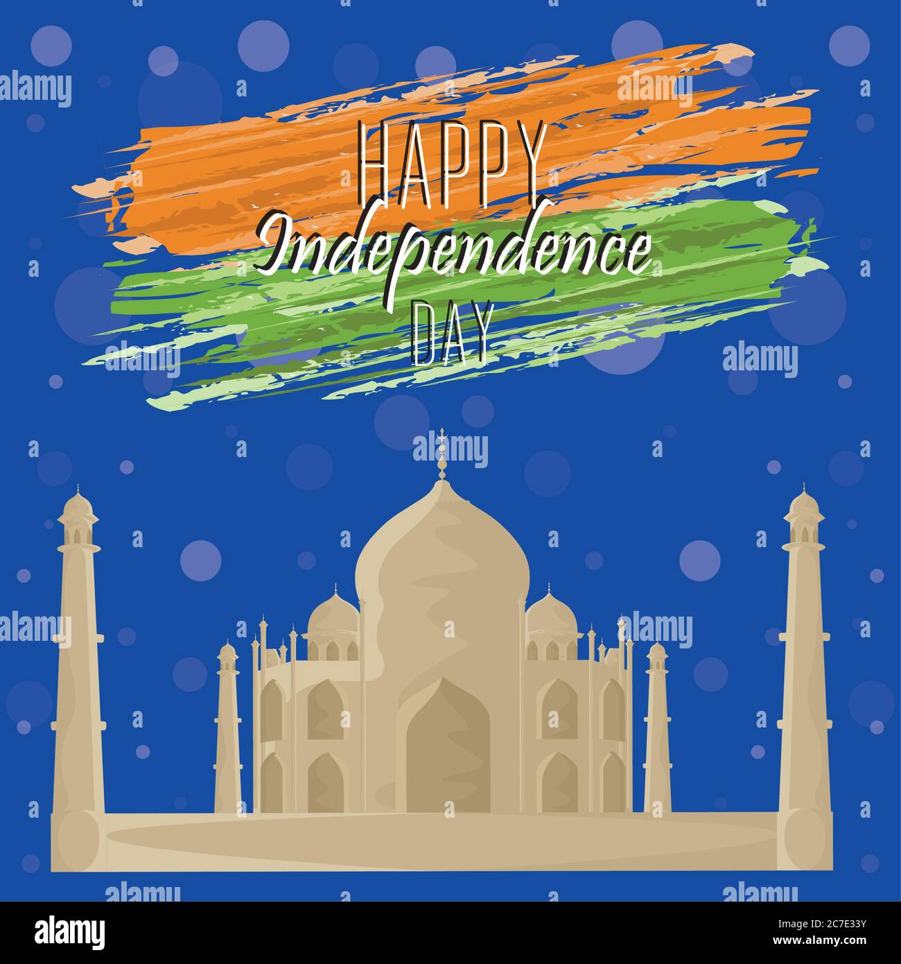Happy independence day of India. Independence day card - Vector Stock ...