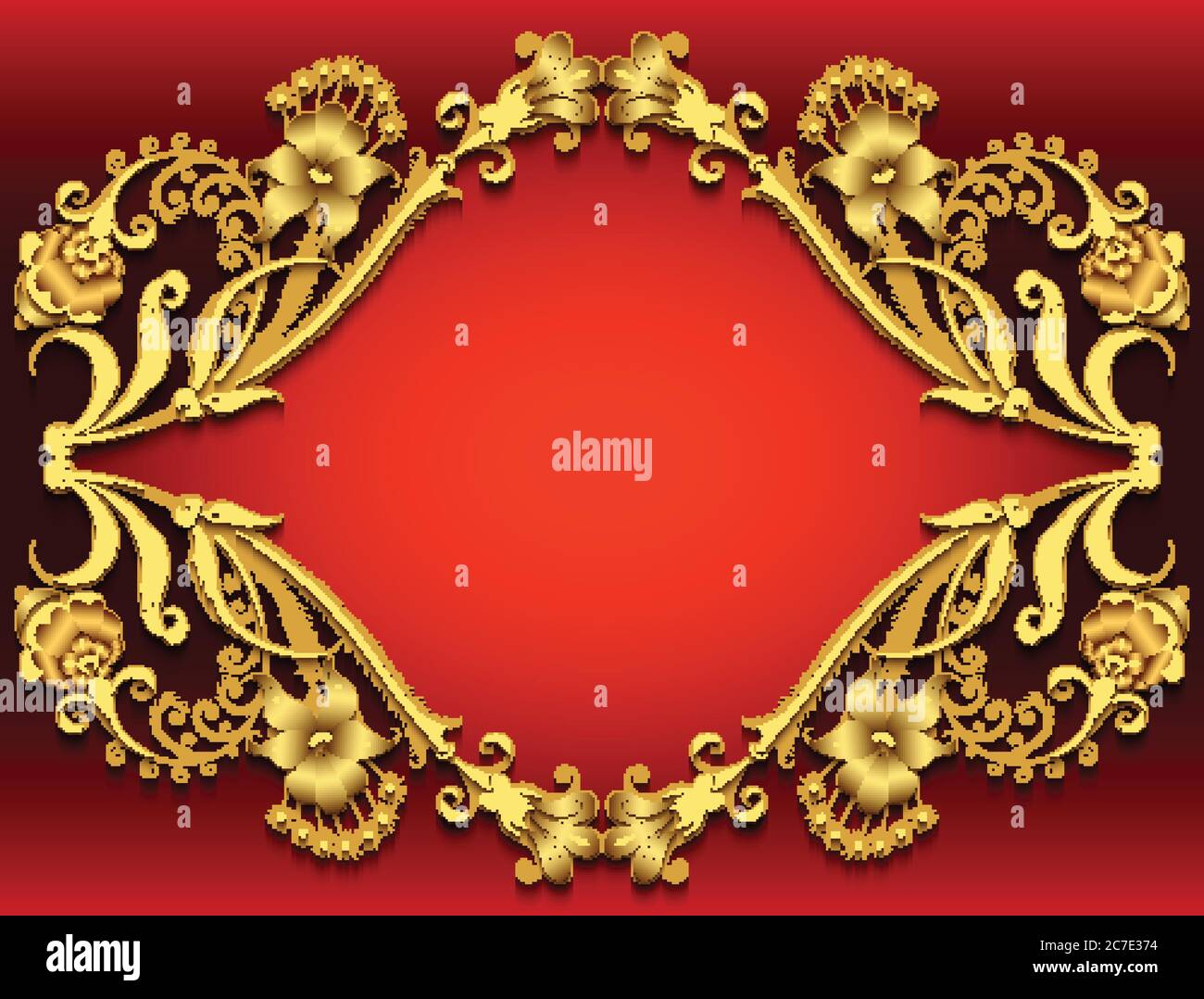 Floral hand drawn vector border Stock Vector Image & Art - Alamy