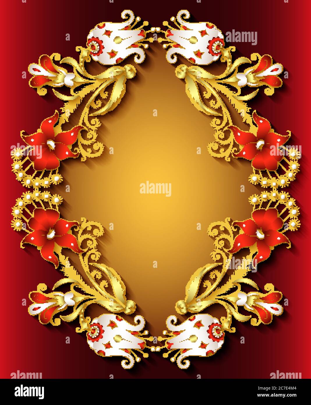 Floral hand drawn vector border Stock Vector Image & Art - Alamy