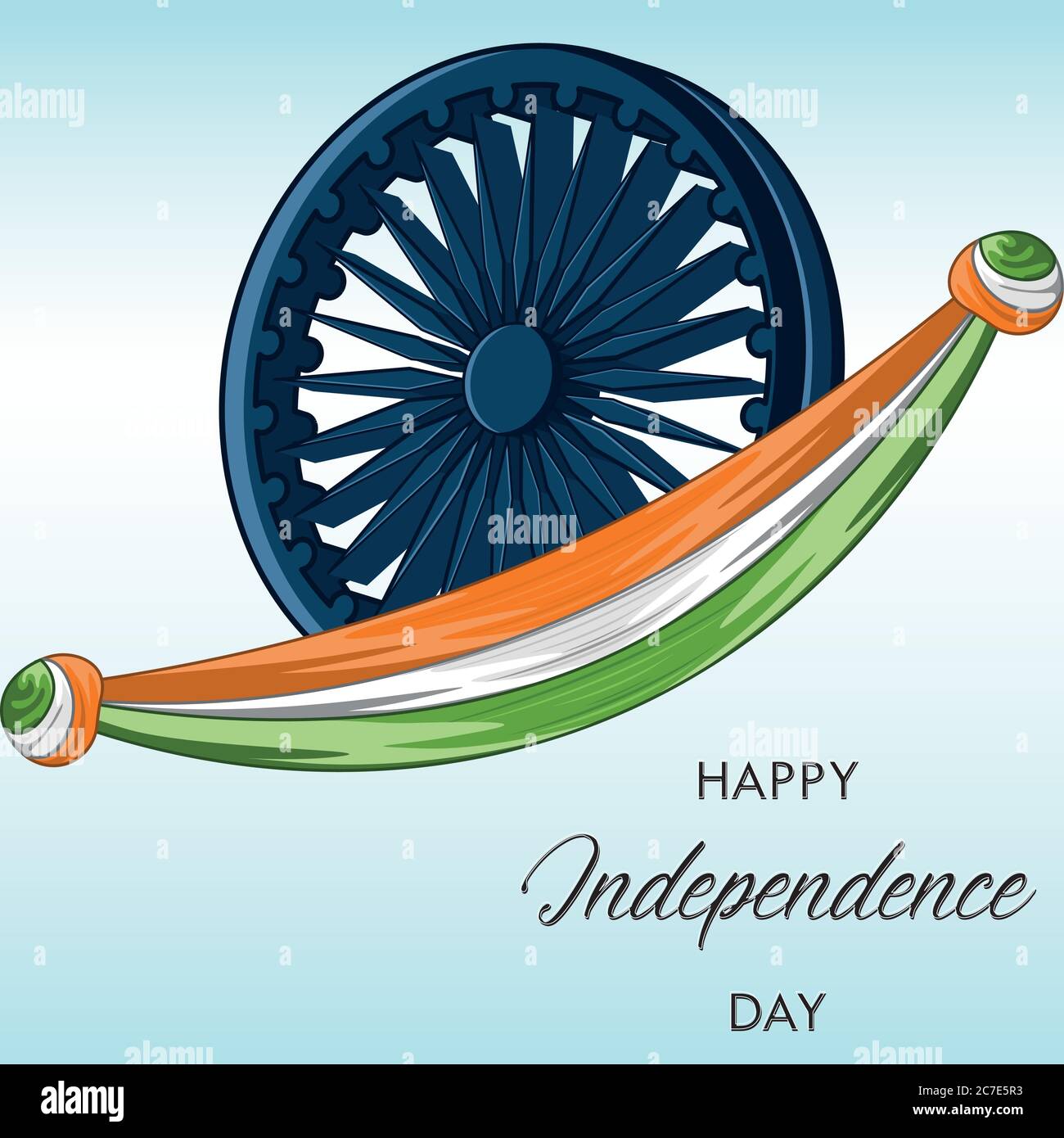 Happy independence day of India. Independence day card - Vector Stock ...