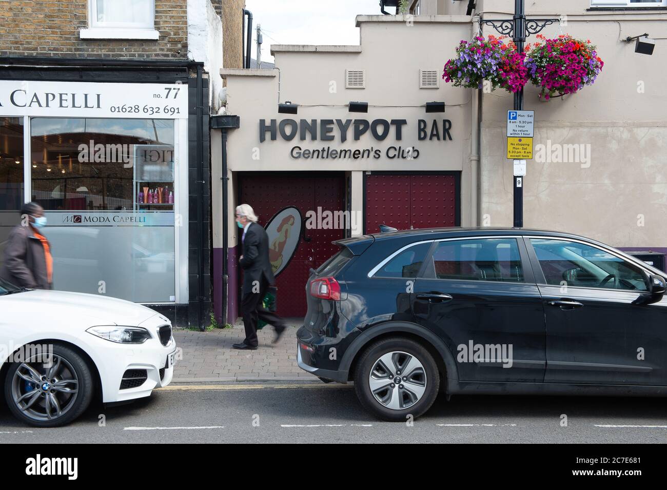 Maidenhead, Berkshire, UK. 16th July, 2020. The Honeypot Bar Gentlemen