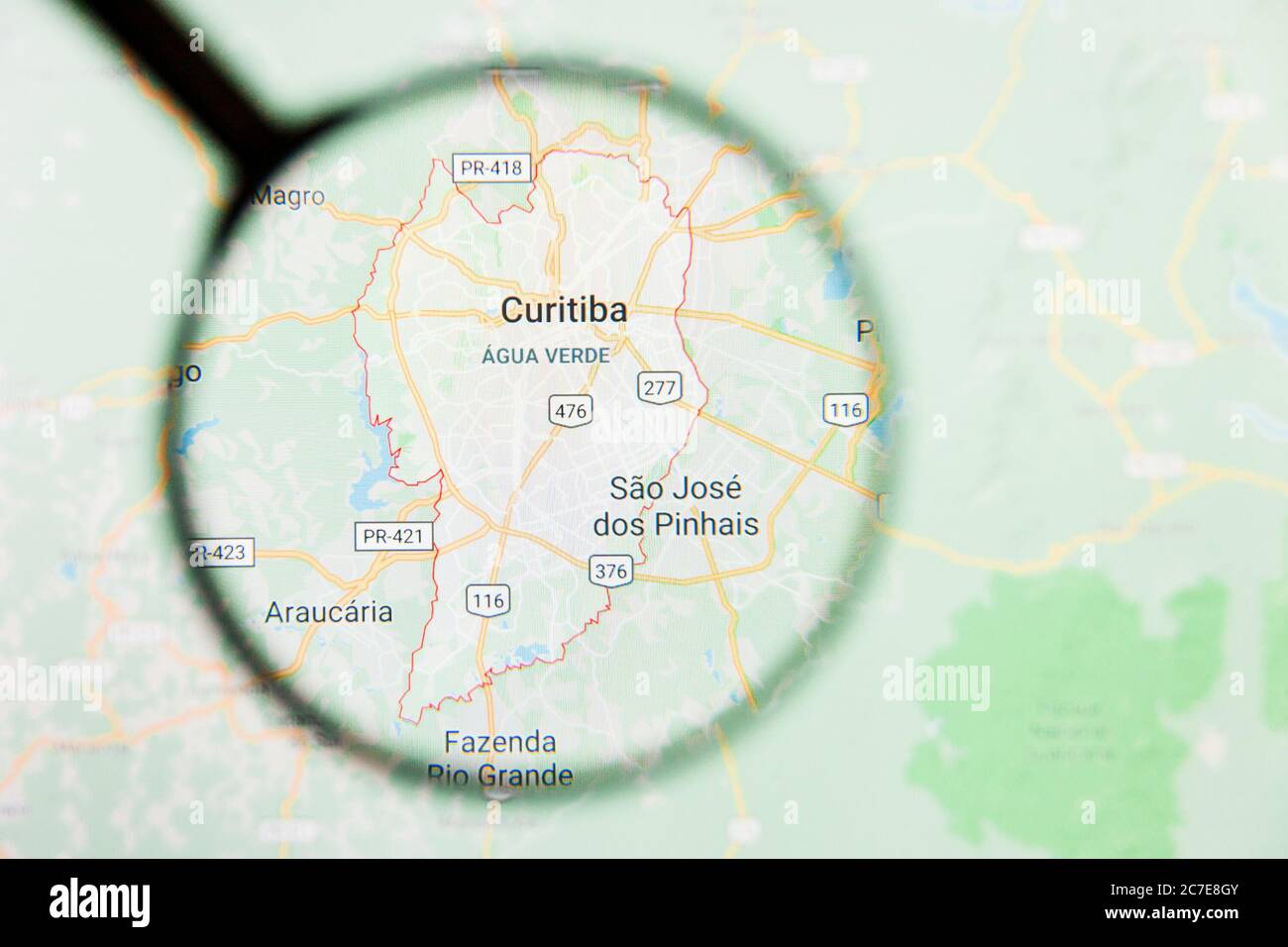 Map of curitiba hires stock photography and images Alamy