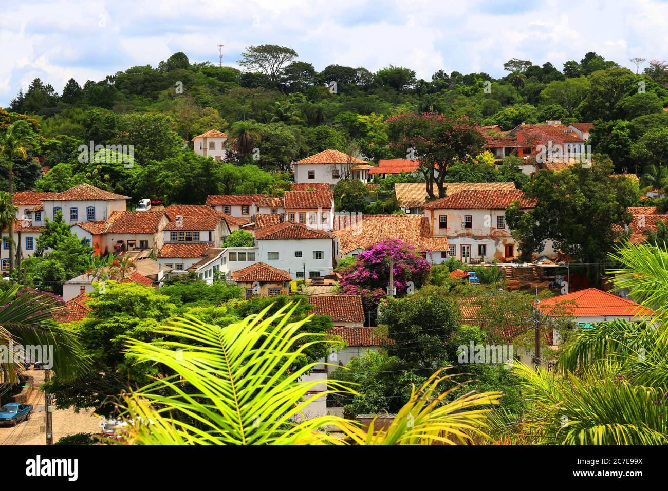 Scenic view of Tiradentes, Brazil Stock Photo