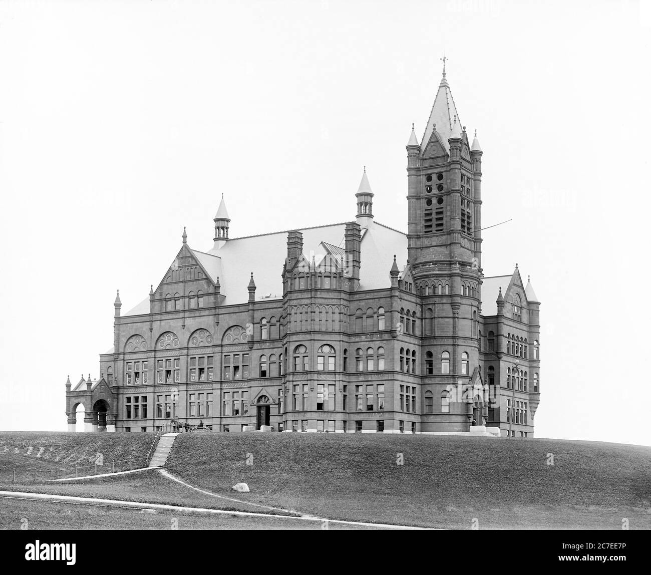 Crouse Memorial College, Syracuse University, Syracuse, New York, USA, Detroit Publishing Company, 1904 Stock Photo