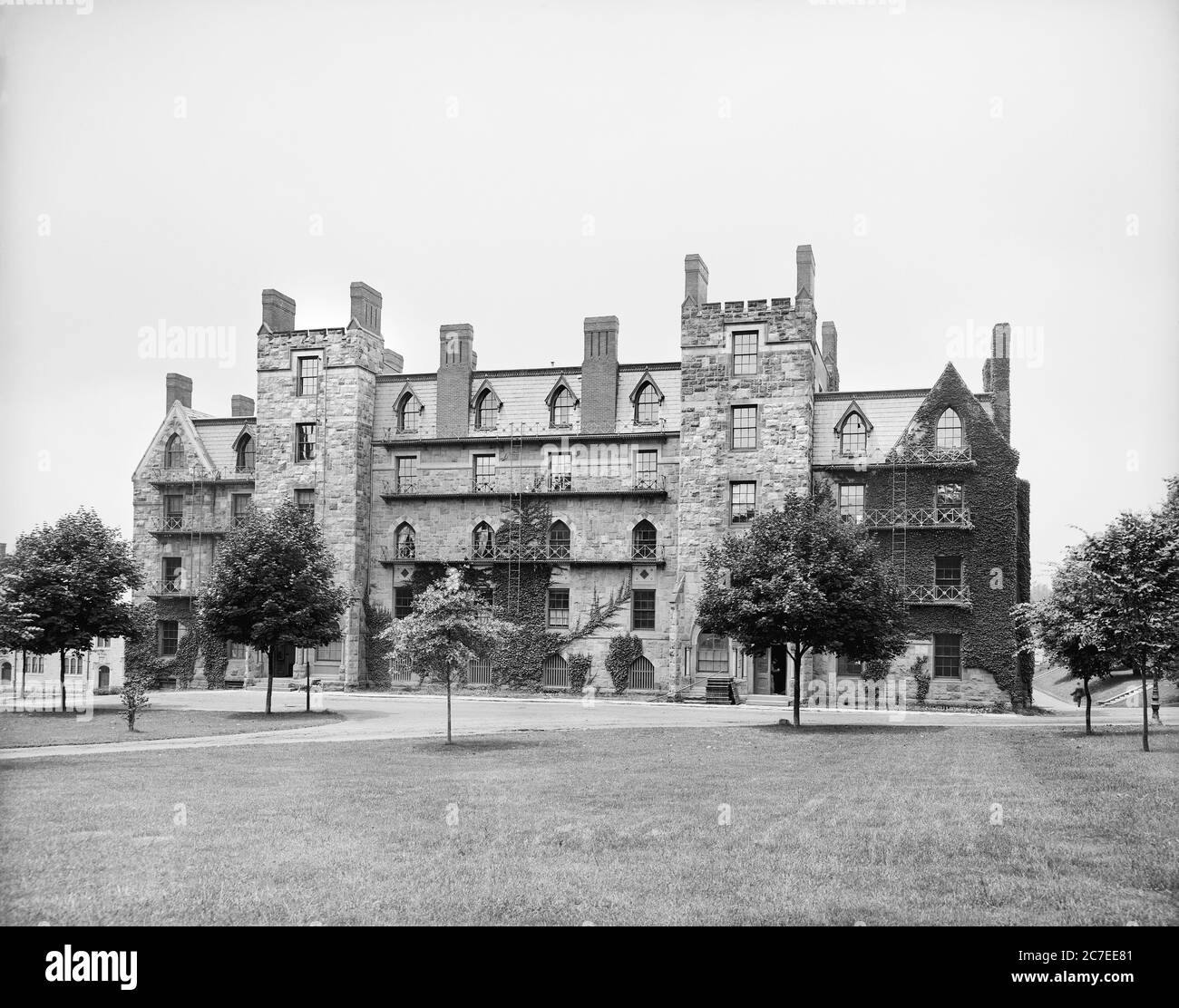 Princeton campus buildings Black and White Stock Photos & Images Alamy