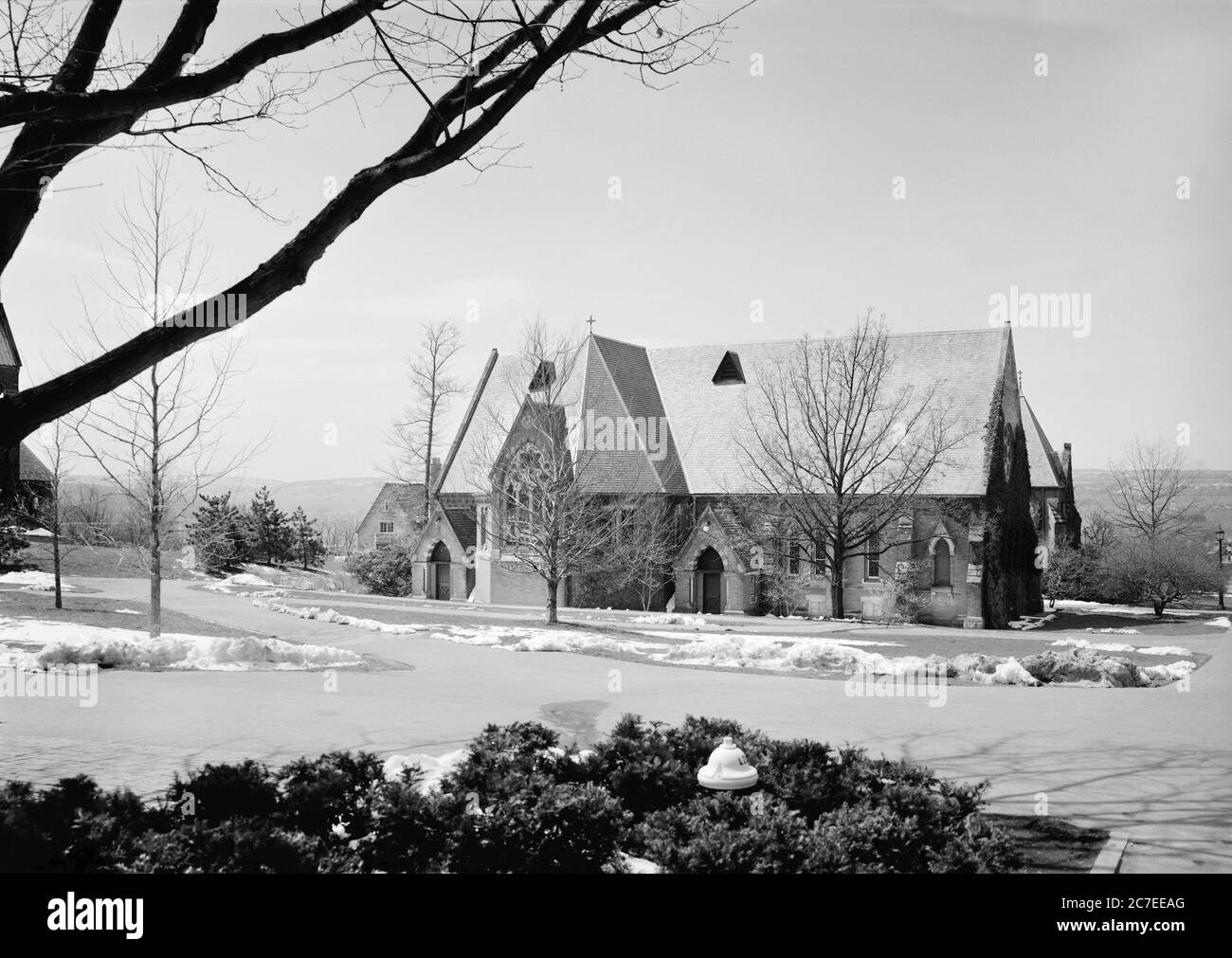 Sage Chapel, Cornell University, Ithaca, New York, USA, Historic American Buildings Survey Stock Photo