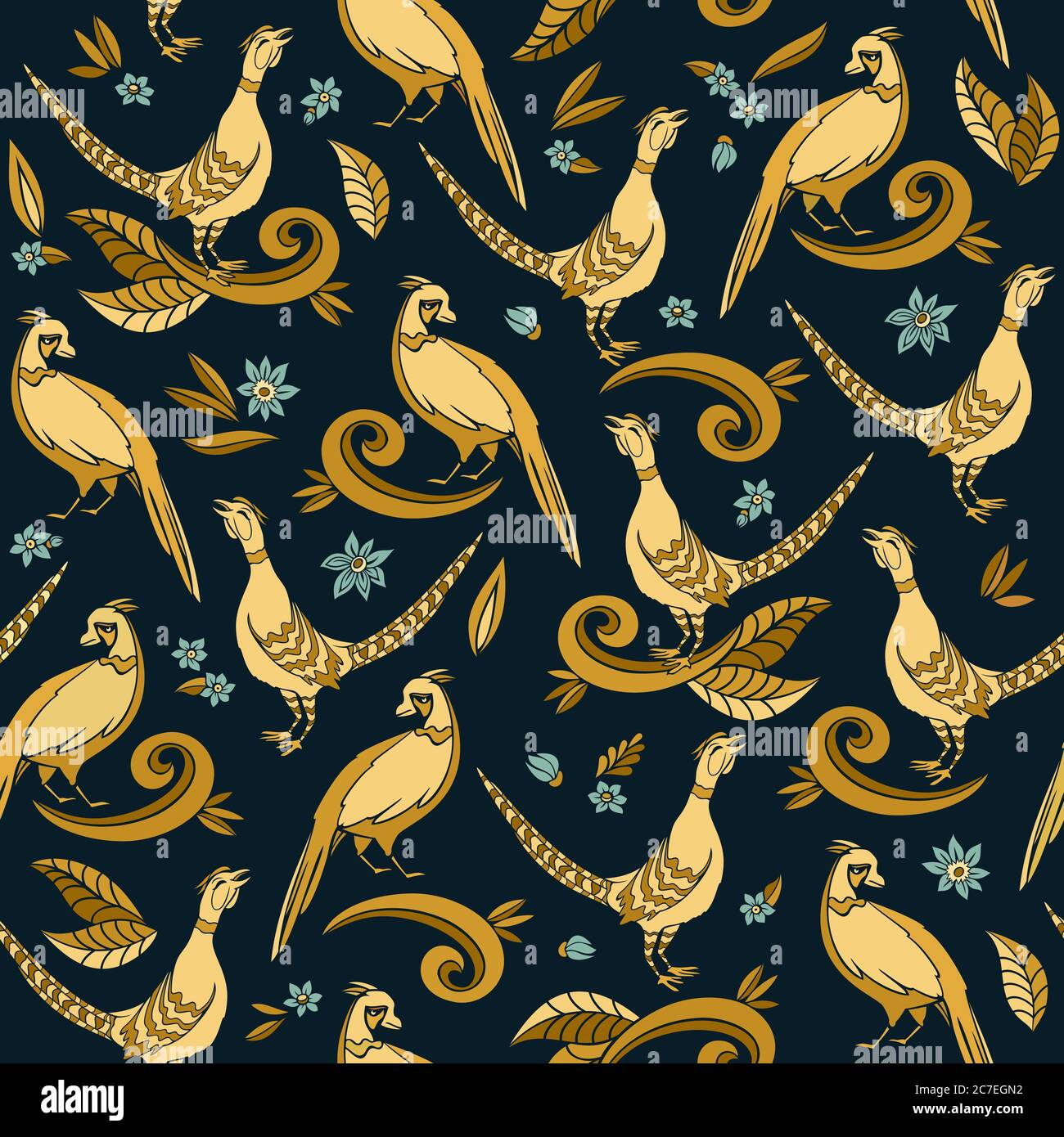 Cartoon birds vector seamless pattern Stock Vector Image & Art - Alamy