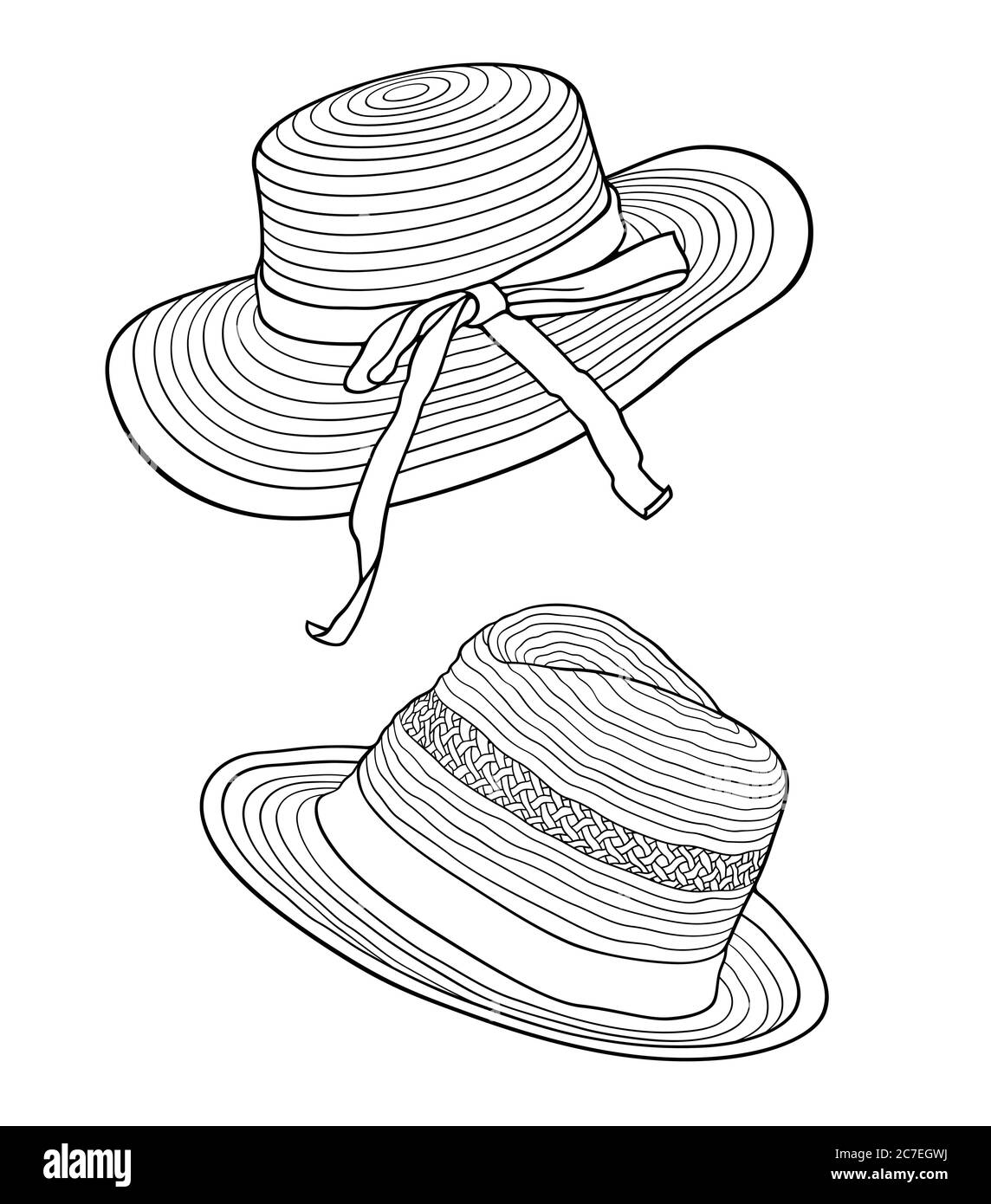 Hand drawn Hat cartoon vector Stock Vector Image & Art - Alamy