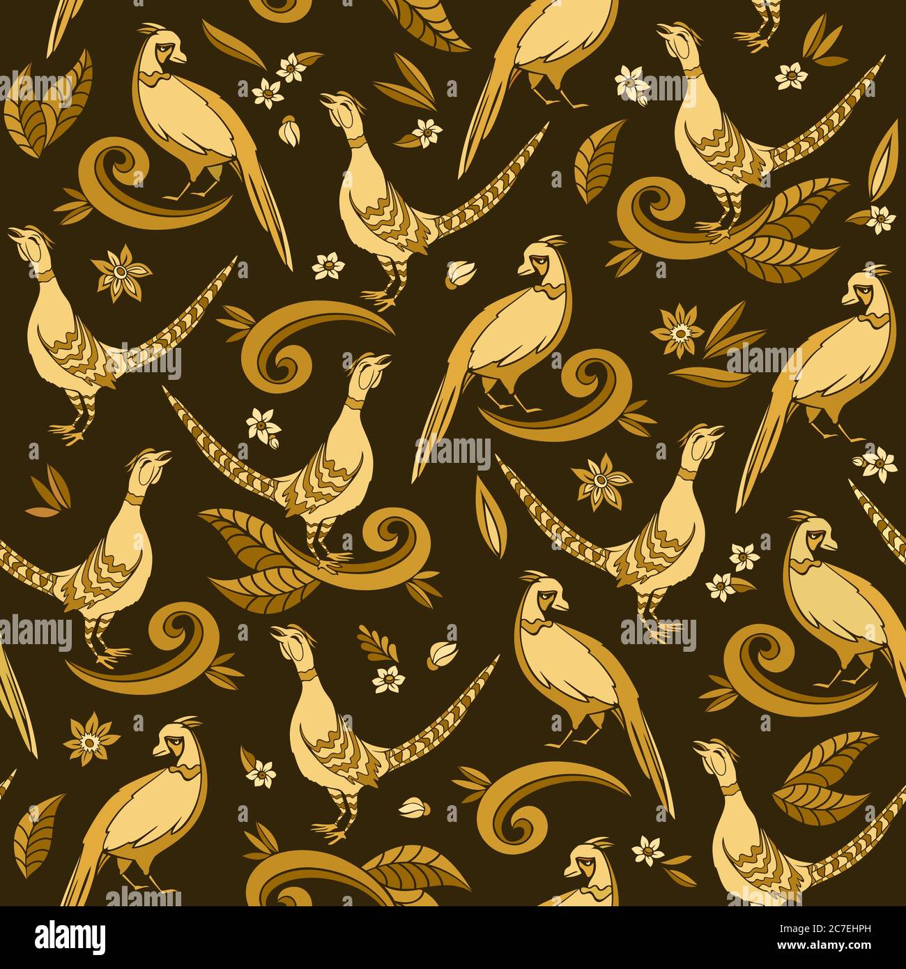 Cartoon birds vector seamless pattern Stock Vector Image & Art - Alamy