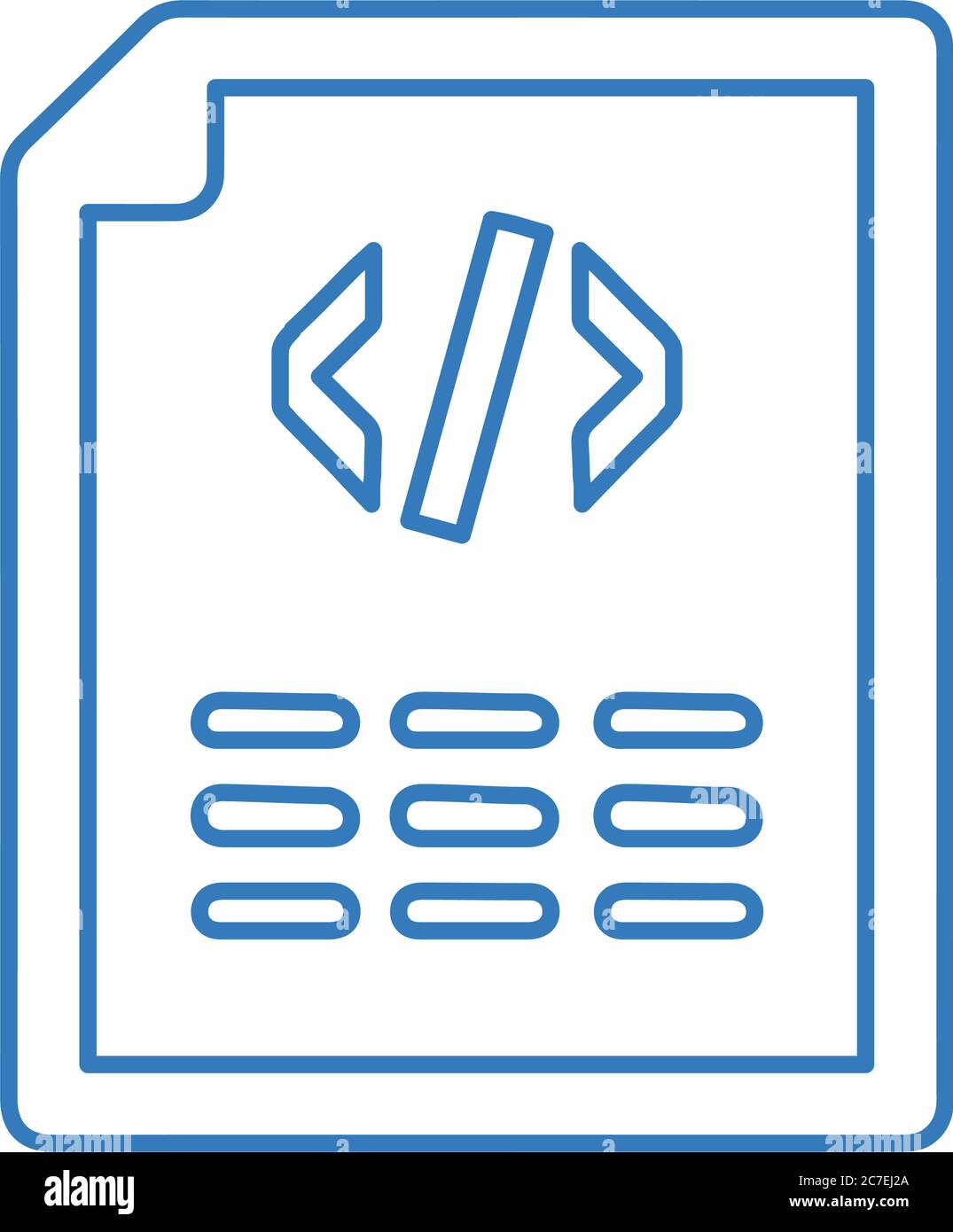 Coding, html code icon. Beautiful design and fully editable vector for ...