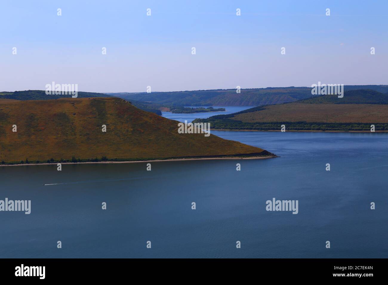 Bakota dam in Ukraine Stock Photo