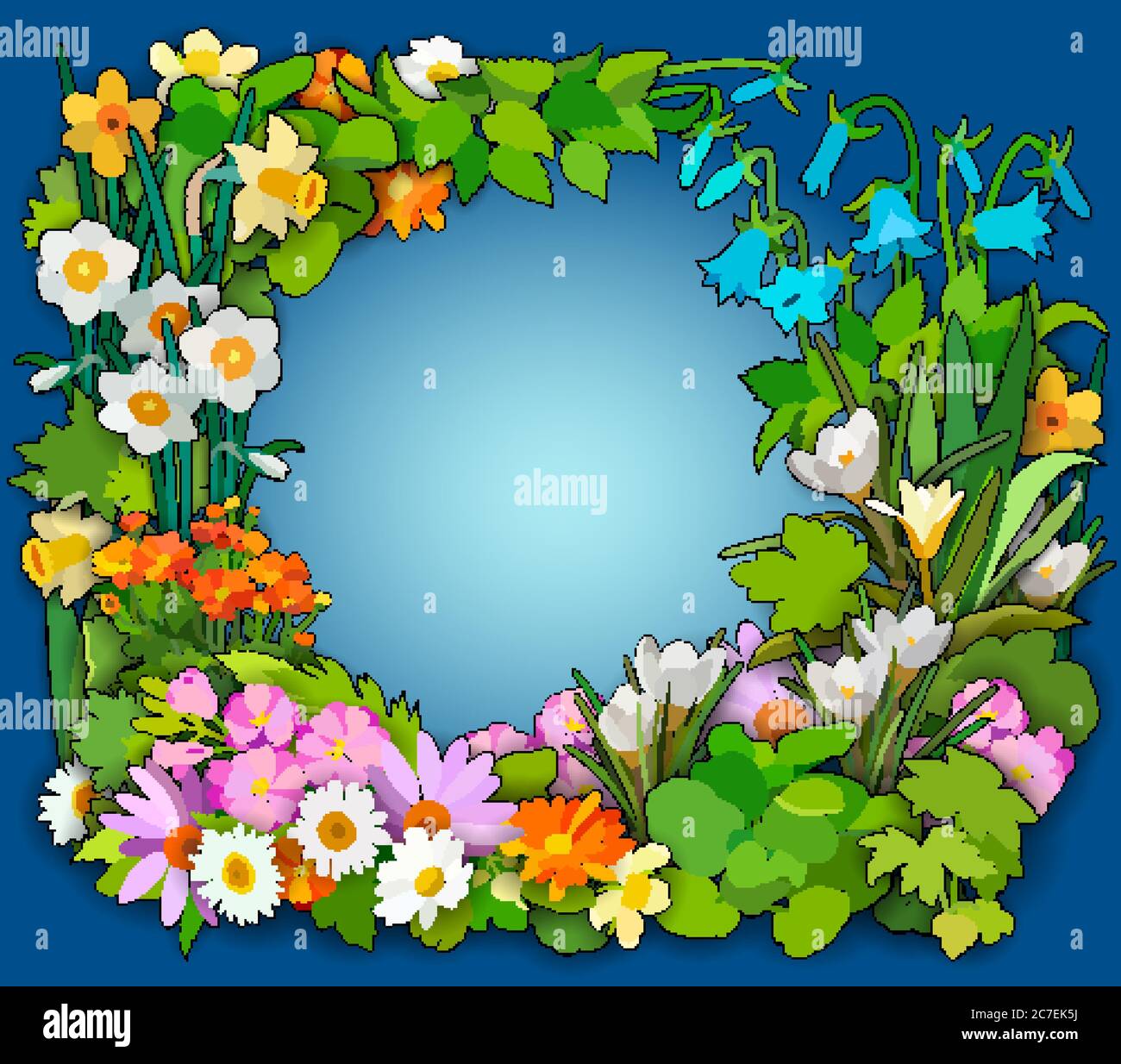 Flowers hand drawn vector doodles illustration Stock Vector Image & Art ...