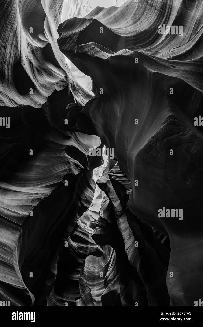 Vertical canyon walls Black and White Stock Photos & Images - Alamy
