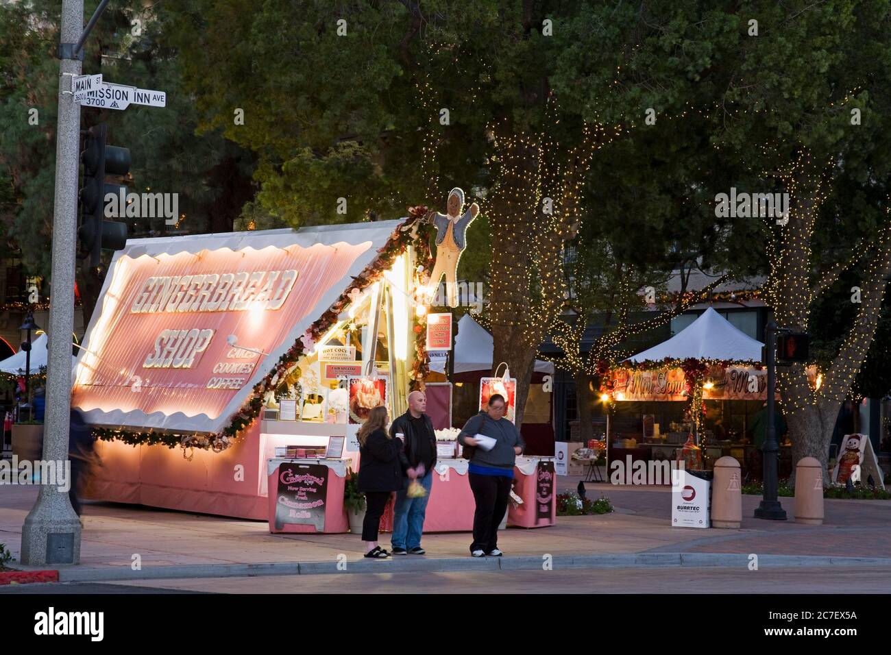 Gingerbread shop in Riverside City, California, USA, North America ...