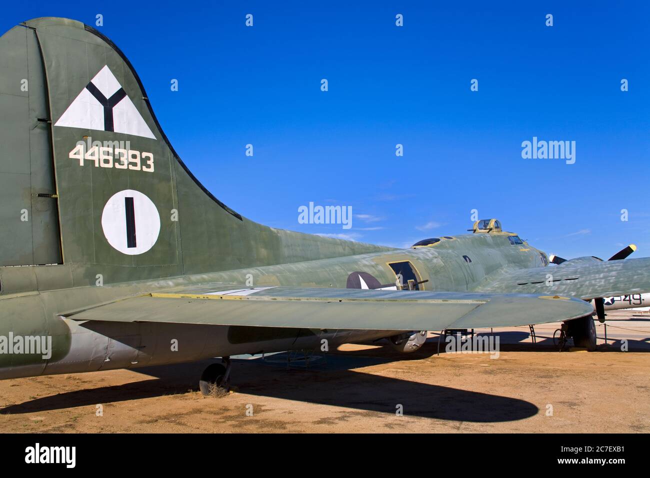 B-17 Bomber at March Field Air Museum, Riverside County, California, USA, North America Stock Photo