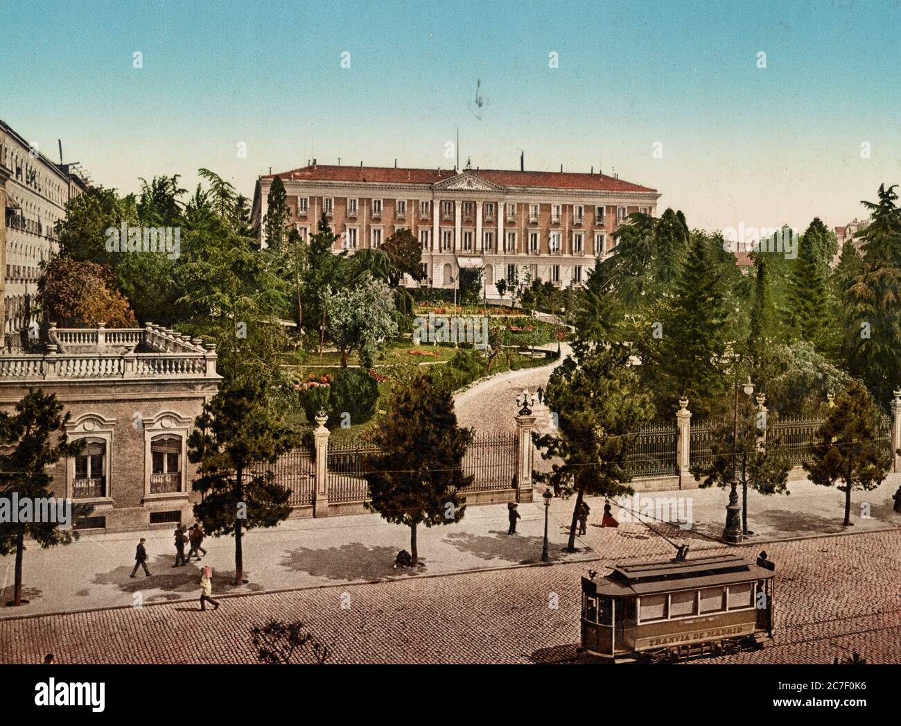 Ministerio de la Guerrra - Ministry of War - Madrid, Spain, circa 1900 Stock Photo
