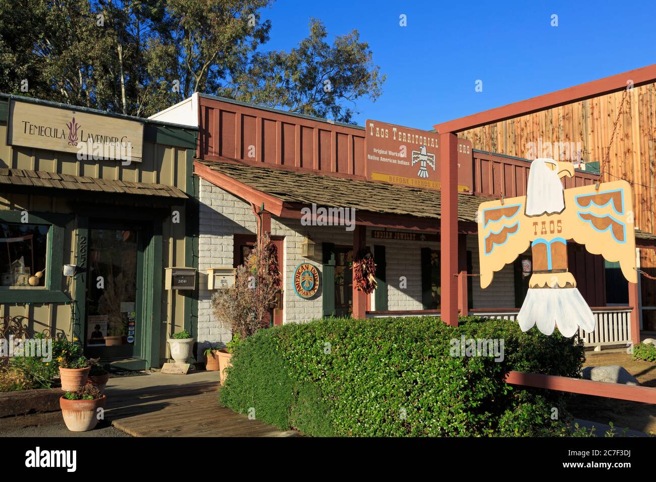 Store in Old Town, Temecula, California, USA Stock Photo Alamy