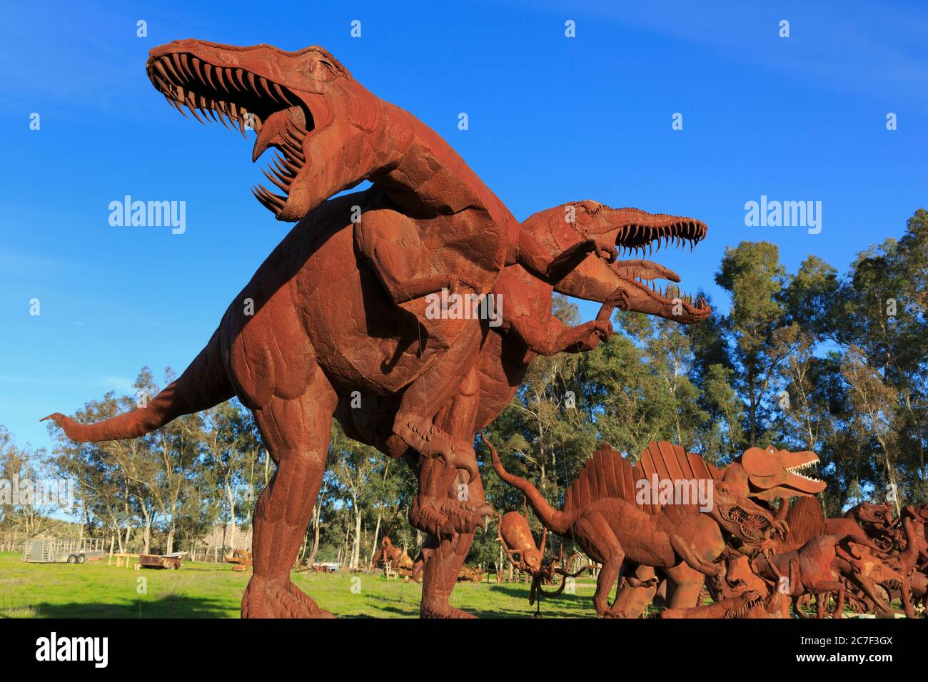 Sculpture by Ricardo Breceda in Aguanga, Temecula, California, USA Stock Photo