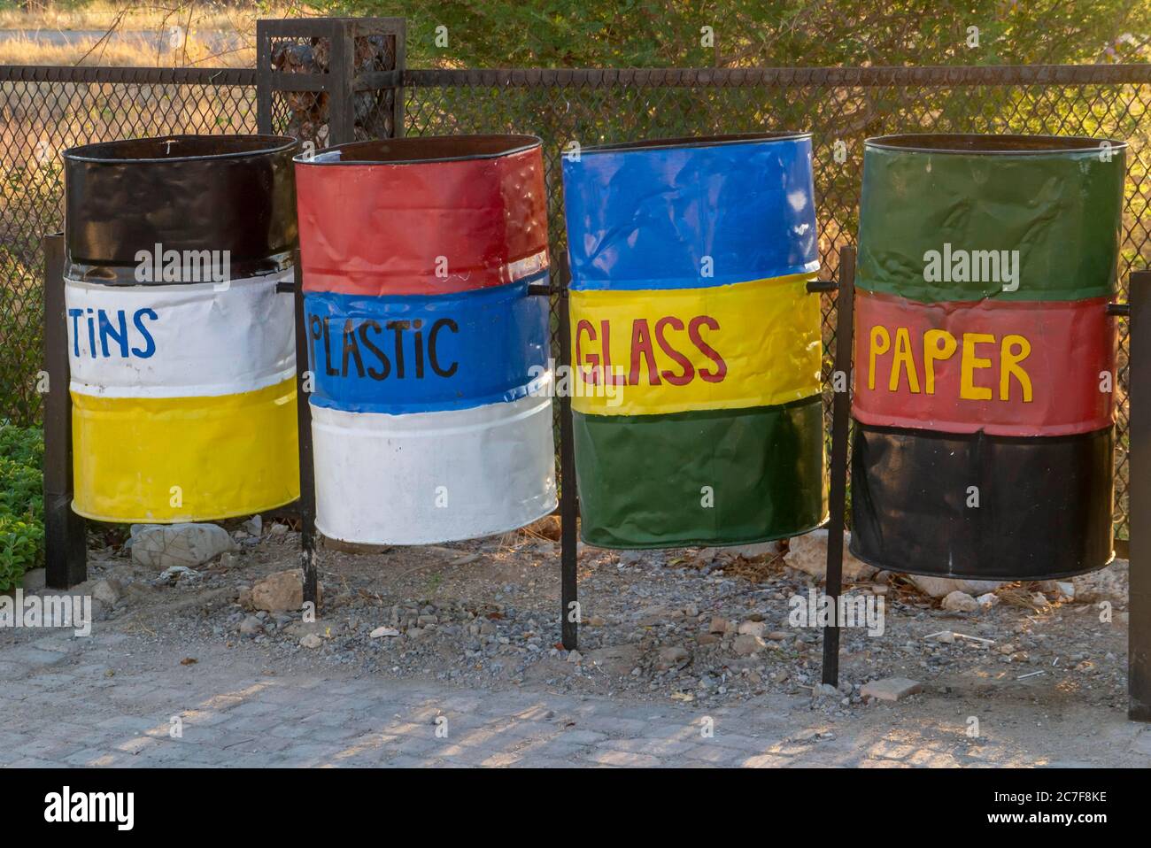 Waste separation, Namibia Stock Photo Alamy