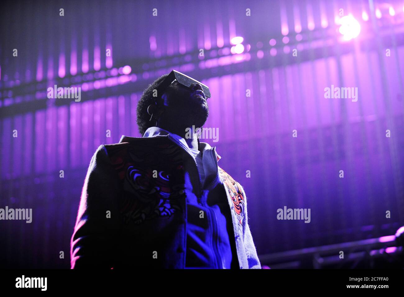 Rap Superstar/Producer Kanye West performs at the 2008 KROQ Almost ...