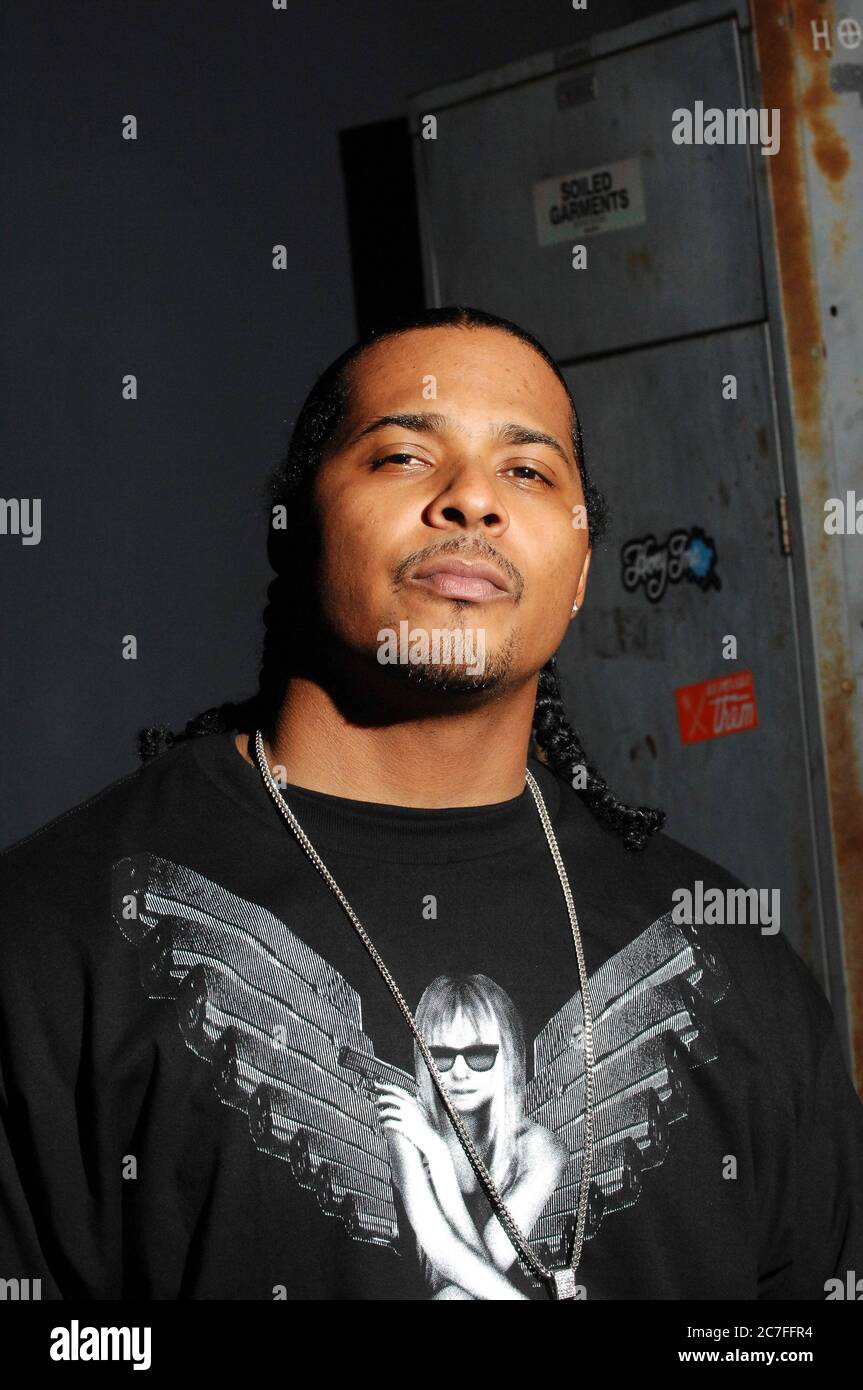 Rapper Kay backstage portrait at the Key Club on January 31, 2009 in ...