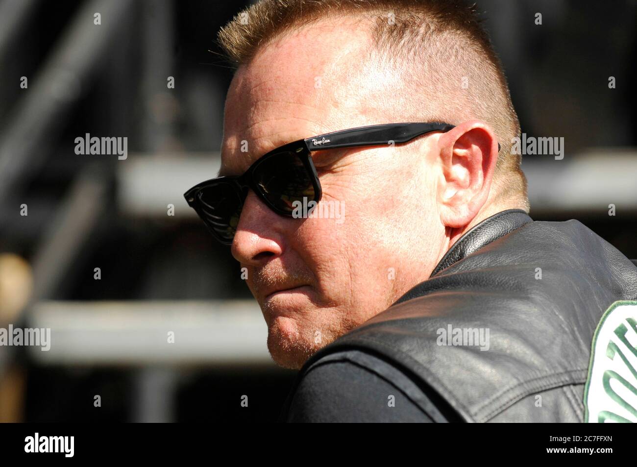 Actor Robert Patrick backstage at the Love Ride at the Pomona Fairplex on October 26, 2008 in Pomona, California. Credit: Jared Milgrim/The Photo Access Stock Photo